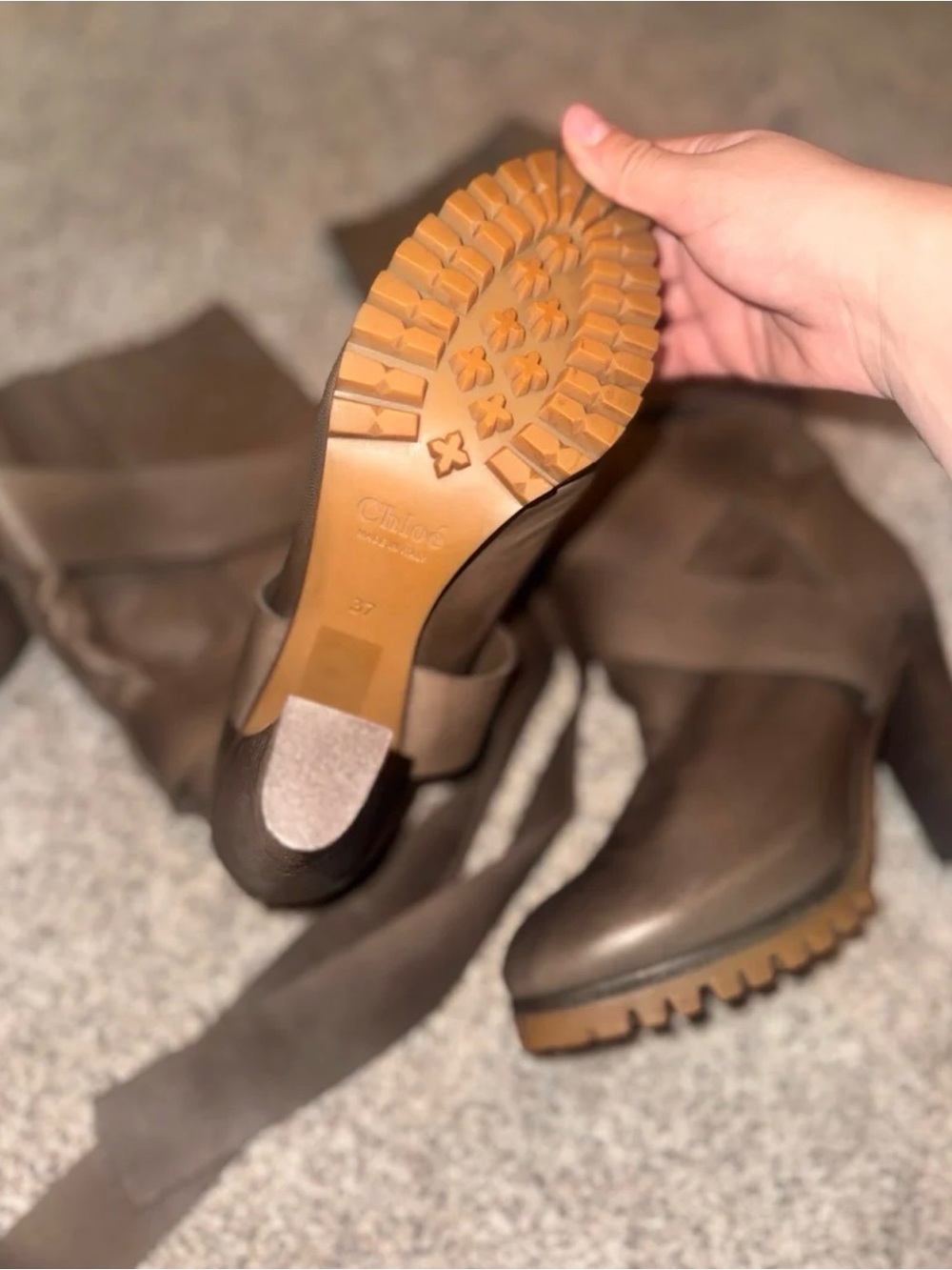 Chloé Leather Wrap High-Heel Ankle Boots - Women - Picture 2 of 3